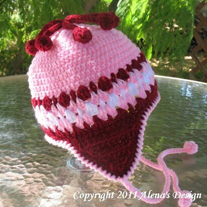 Crochet Cherries Hat