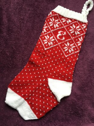 Christmas stockings with initials CKC084