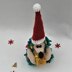 Crochet Christmas tree hedgehog