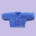 Lavender Cardigan for Doll