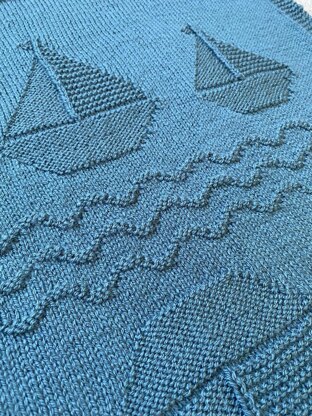 Sail Boat Blanket