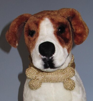 Golden Bone Dog Collar