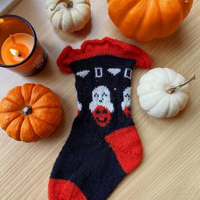 Spooky Season Halloween Socks 2 Versions Included