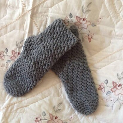 Lady Grey Crocheted Socks