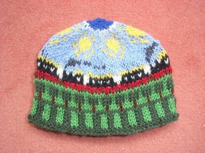 Train kids beanie