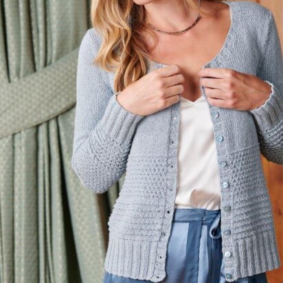 Eyelet and Texture Cardigan