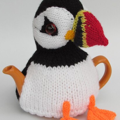 Puffin tea cosy