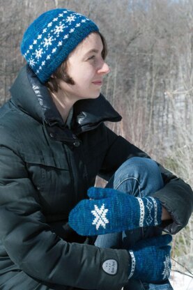 Winter Sonata (hat and mitten set)