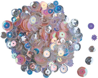 Dress My Crafts Sequins 25gms - Pink Story