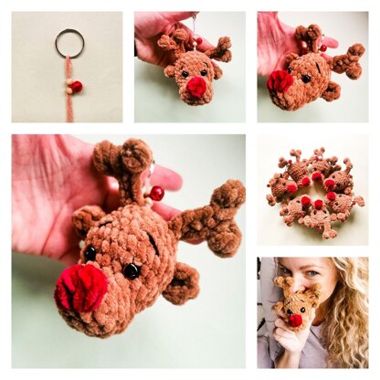 Rudolph Keychain