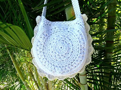 Boho Crochet Shoulder Bag Crochet pattern by Rhinestone Mumma LoveCrafts