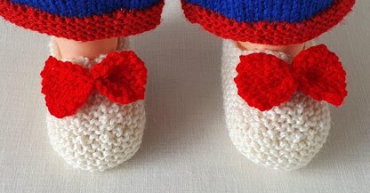 Baby shoes with a bow - Gina