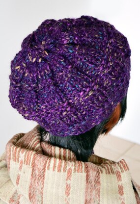 Violeta super quick chunky knit hat