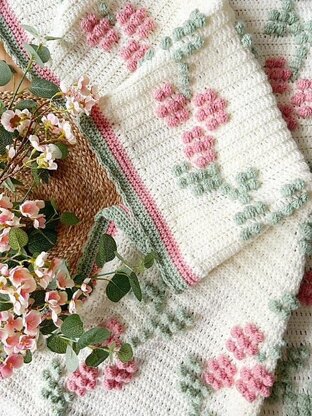 Spring Blossoms Blanket