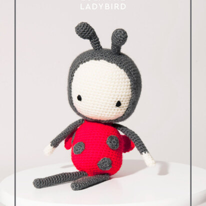Lola the Ladybird Toy in Paintbox Yarns - Leaflet