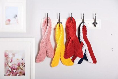 Knit Support Ribbon Scarves
