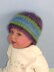 Baby Angel Print Mohair Rib Beanie Hat