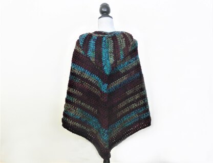 Posh Poncho Summer or Winter w or w/o Hood or Cowl # 343