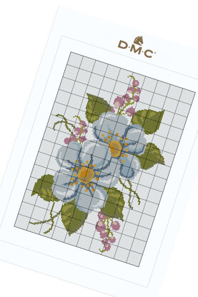 Hellebore in DMC - PAT0676 -  Downloadable PDF