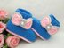 Baby Girl Baby Booties and Baby Hat Pattern English