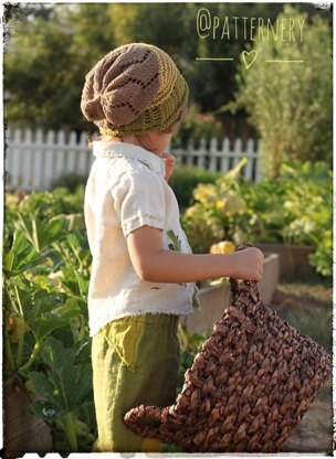 Garden Boho lace beanie