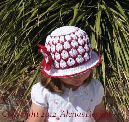 Summer Hat & Flower Clip