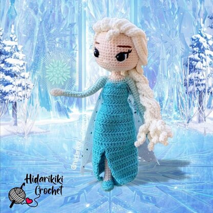 Ice Queen princess Amigurumi