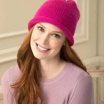 Hip Slouch Hat in Lion Brand Landscapes - L40743B - Downloadable PDF