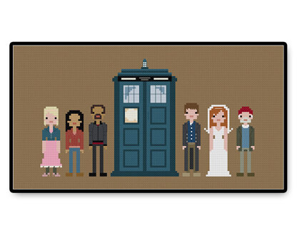 Tenth Doctor's Companions - PDF Cross Stitch Pattern