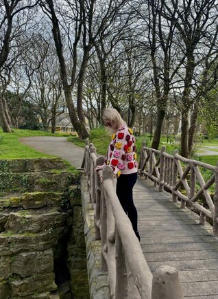 3D Rose cardigan #3