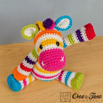 Rainbow Zebra Amigurumi