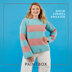 Show Stripes Sweater - Free Jumper Crochet Pattern for Women in Paintbox Yarns 100% Wool Chunky Superwash by Paintbox Yarns