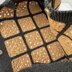 Granny square raffia bag