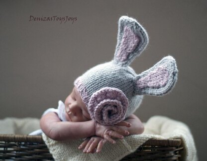 New Born Baby Bunny Hat