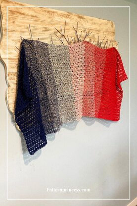 Liberty's Embrace Rectangle Shawl