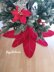 Poinsettia Christmas Tree Skirt