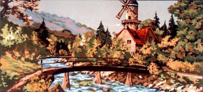 Gobelin-L Alpine Windmill Tapestry Kit - 110cm x 50cm