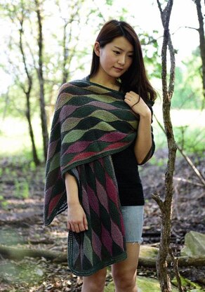 Leaf Collection #3 Shawl in Melody