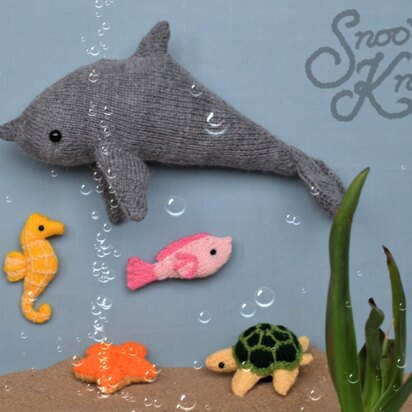 Dolphin and Friends Knitting Pattern Snoo's Knits