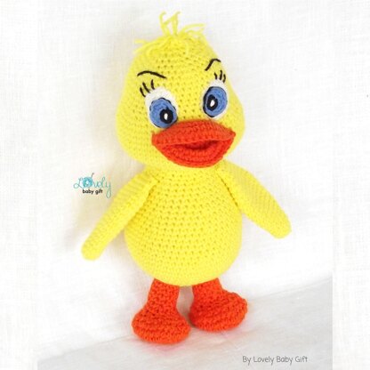 Amigurumi Duck Stuffed Toy Crochet Pattern