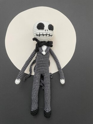 Skeleton and zombie amigurumi