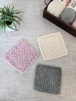 C2C Mini Bean Stitch Square & Rectangle