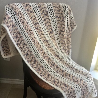 Comfy Cotton Throw Crochet pattern by Shelly Diaz