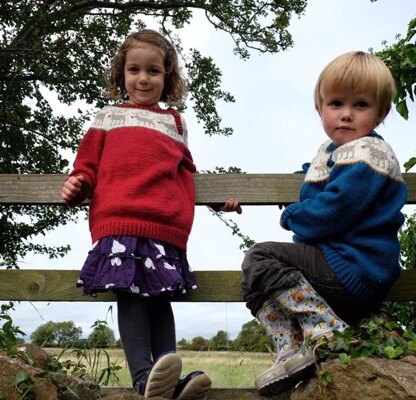 Reindeer Jumper for Children in Sport or DK Knitting pattern by Jane ...