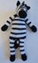 Zebra Car Seat/Pushchair Blanket, Hat & Toy