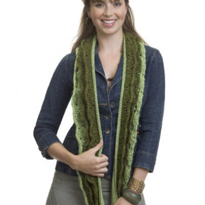 Knit Layered Scarf in Caron Simply Soft Collection and Simply Soft - Downloadable PDF