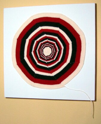 Fibonacci Octad: A Knitted Painting