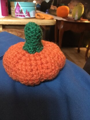 Amigurumi pumpkin toy