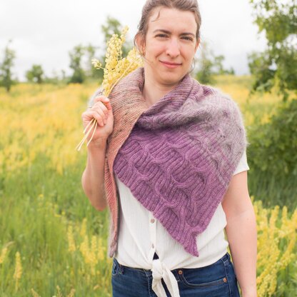 Beloved Roots Fade Shawl