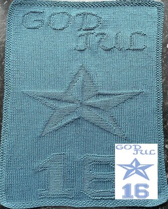 Nr. 676 16. Star God Jul guest towel